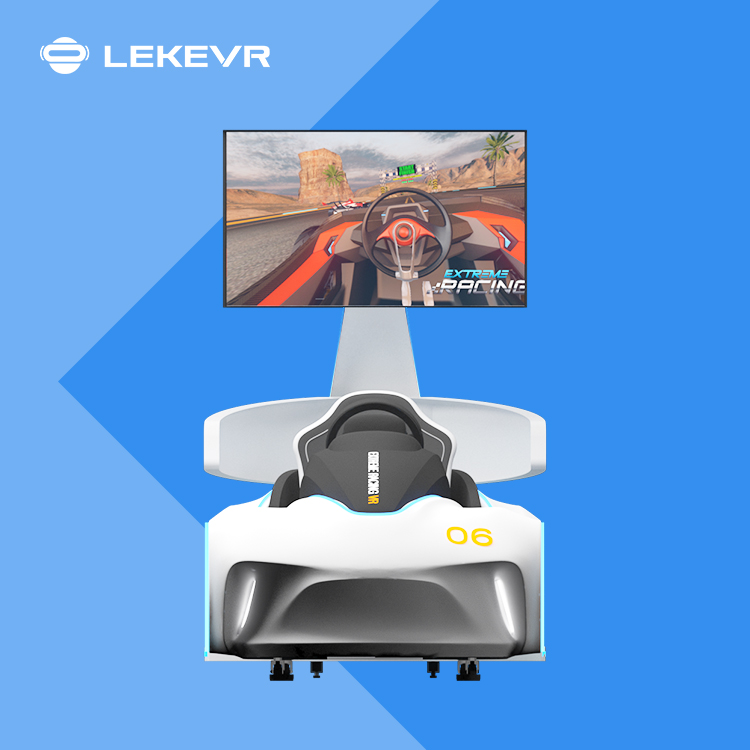 LEKE VR Flash Racing Simulator Virtual Reality Vergnügungspark-Autosimulator