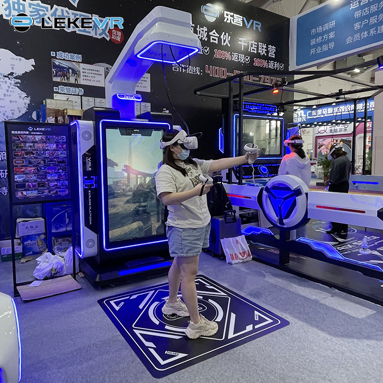 LEKE VR Wholesale Corps Pro Self-Service-Platfrom Vergnügungspark Arcade-Maschine