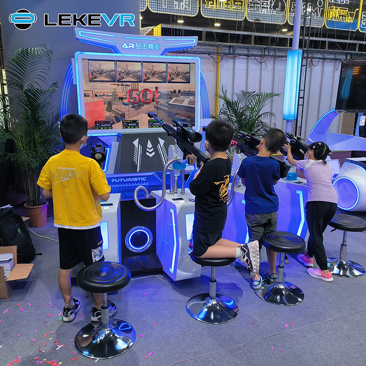LEKE VR Vergnügungspark Arcade-Maschine AR Sniper Elite Virtual Reality Multiplayer World Game VR Business