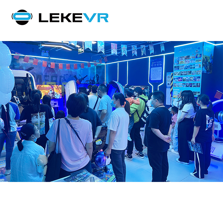 LEKE VR Anbieter von Virtual-Reality-Maschinen für Kindervergnügungsparks VR Lösungsunternehmen VR Game Center 9d-Simulator-Themenpark